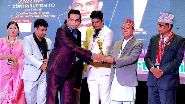 Asian Business Iconic Award 2025 presentation in Nepal